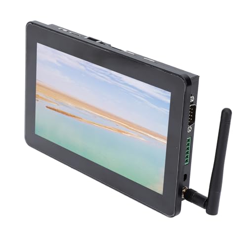 Plyisty Plug and Play 7 Zoll Industrial Embedded Panel PC mit Echtem Flach Nahtloser Design für die Interaktion zwischen Menschlich (EU-Stecker) von Plyisty