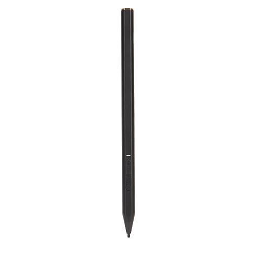 Plyisty Pro Stylus Pen mit 4096 Druck, Handflächenabweisung für Pro 4 5 6 7 X Book 2 3 mit Schnellem Löschen und Wiederaufladbarem Akku (Schwarz) von Plyisty