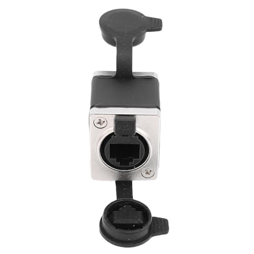 Plyisty RJ45 -Koppler, IP68 -Abdichtungskupfer -Ethernet -Kopplerin Weiblich Bis Weiblicher Extender -Stecker für Cat5e Cat6 Cat7 Cat8 -Kabel, Stilvoller Raumsparung von Plyisty