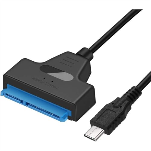 Plyisty SATA-zu-USB-3.0-Adapterkabel, Festplatten-Adapter-Konverter, Unterstützt UASP, für 2,5-Zoll-HDD/SSD von Plyisty
