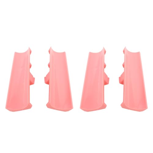 Plyisty Schneepflugschuh Dekoration, Lochschuhe Schneepflug -Ansatz Bauch Kompakt 2 Paar Einfach zu Befestigen für das Gehen Einzigartig (PINK) von Plyisty