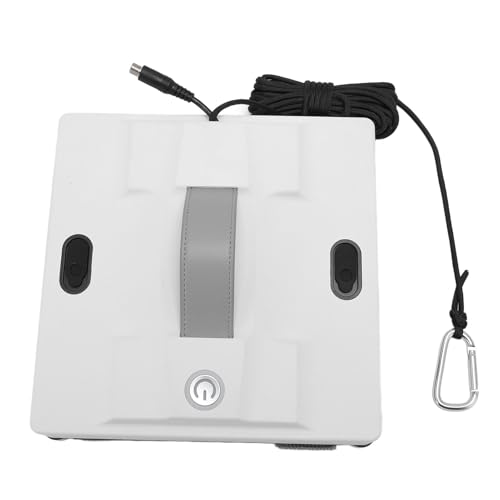 Plyisty Smart Window Cleaning Roboter, 5600Pa Saugleistung Niedriger Sound Multifunktional Fensterreiner Roboter Tank Level Crawler -Tracks für Marmor (EU-Stecker 110~240V) von Plyisty