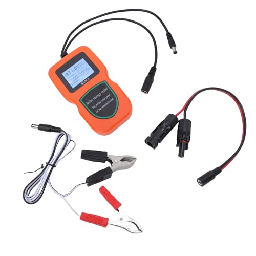 Plyisty Solar Panel Tester LCD Display Nützliches Licht Multimeter für Verschiedene Solaranlagen Photovoltaische Solarforschung Geeignet von Plyisty
