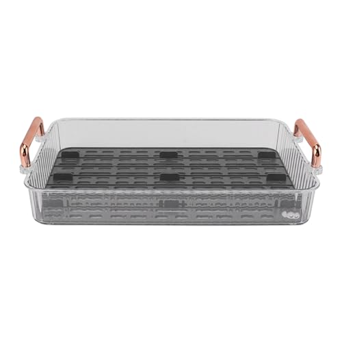 Plyisty Tee Tablett Rechteckige Entwässerungsregal Elegante Tee -Servierschale für Partys Couchtisch, Langlebiger Leichter Tasse Aufbewahrungstisch Tablett für Innenräume, Außengebrauch (#2) von Plyisty