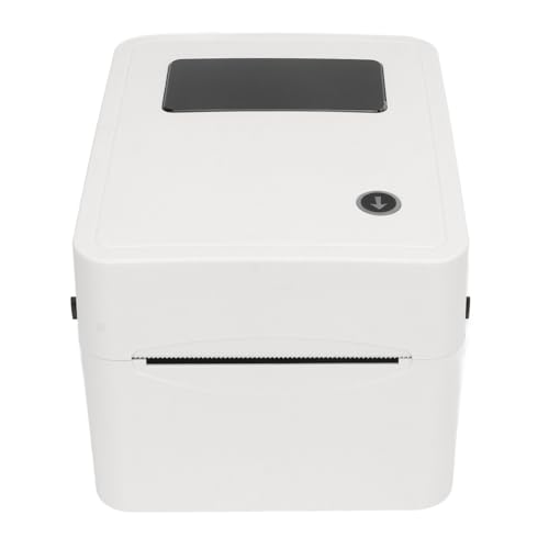 Plyisty Thermo-Versandetikettendrucker, USB-Druckmaschine, 203 DPI Auflösung, Unterstützt Hochgeschwindigkeitsdruck Bis zu 6 IPS, für Lageretiketten, Barcodes und ID-Etiketten (EU-Stecker) von Plyisty