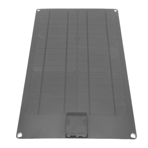 Plyisty Tragbarer 30 -W -Solar Batterie Ladegerät für das Auto RV Trickle Ladevorgang mit USB Output, Wasserschutz Panel Kit für Outdoor Enthusiasten von Plyisty