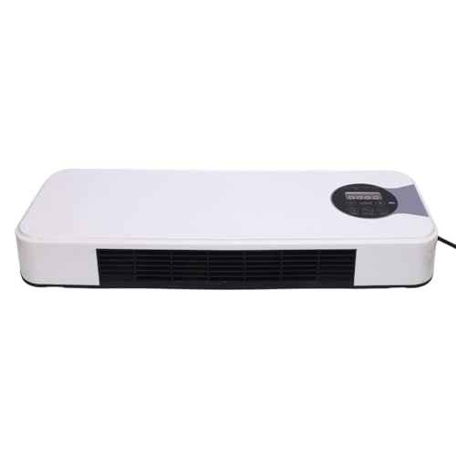 Plyisty Wandheizung Kühler Elektrische Multifunktionale Wandmontageheizung Kompaktes Design für Schlafzimmer Badezimmer 1800W (EU -Stecker 220 V) von Plyisty