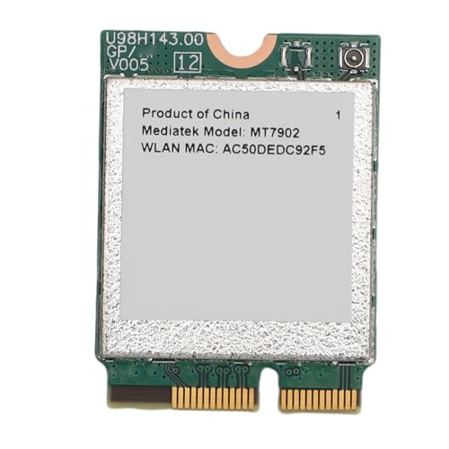 Plyisty WiFi 6e Wireless Card, M.2 NGFF Bluetooth 5.2 Tri-Band 2,4 GHz 5GHz 6GHz WiFi-Karte, MU-MIMO, 4200 Mbit/S Netzwerkadapter für 10 11 Linux Plyisty WiFi 6e Wireless Card, M.2 NGFF Bluetooth 5.2 Tri-Band 2,4 GHz 5GHz 6GHz WiFi-Karte, MU-MIMO, 4200 Mbit/S Netzwerkadapter für 10 11 Linux von Plyisty