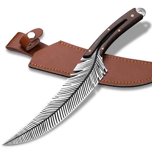 Plys Outdoor Messer Feststehende Klinge Jagdmesser: Japanisches Überlebensmesser für Camping Scharf Wikinger Bushcraft Messer mit Holster Plys Outdoor Messer Feststehende Klinge Jagdmesser: Japanisches Überlebensmesser für Camping Scharf Wikinger Bushcraft Messer mit Holster von Plys