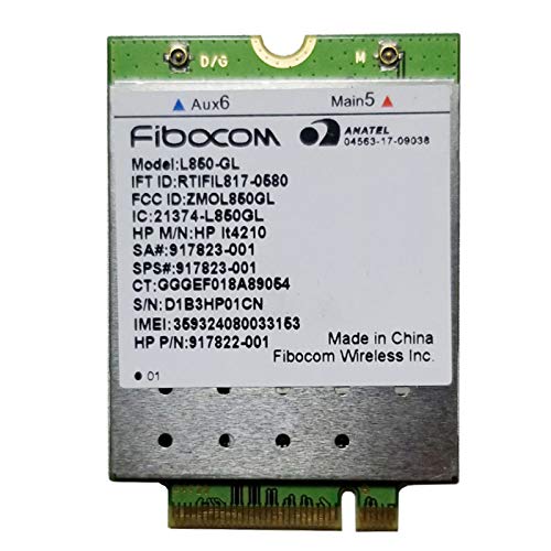 Pmandgk L850-GL LT4210 FDD-LTE TDD-LTE 4G Karte 4G Modul SPS, 917823-001 für 430 440 450 G5 Notebook Pmandgk L850-GL LT4210 FDD-LTE TDD-LTE 4G Karte 4G Modul SPS, 917823-001 für 430 440 450 G5 Notebook von Pmandgk