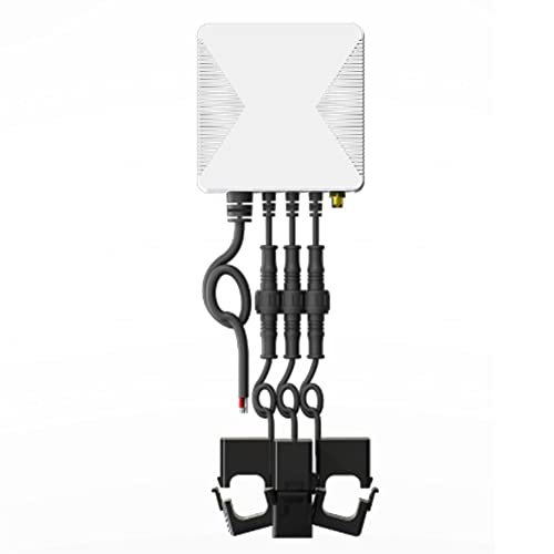 Pmandgk Tuya Smart Life 3-Phasen-WiFi-Energie-KWH-MessgeräT 80A 120A Clamp Current Transformer App Monitor (80A) von Pmandgk