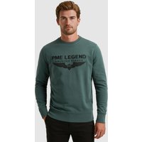 PME LEGEND Sweatshirt "Crewneck soft terry with logo", mit Logo Print von Pme Legend