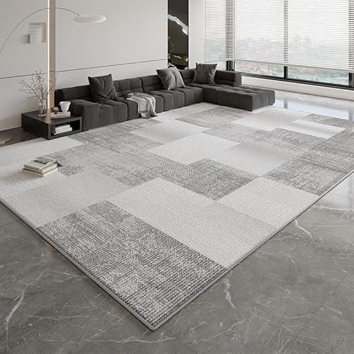 Pmnadfdag Teppich Wohnzimmer 120 x 180 cm Waschbarer Kurzflor rutschfest Weich,für Schlafzimmer,Küche,Esszimmer Modernes geometrisches Grau Pmnadfdag Teppich Wohnzimmer 120 x 180 cm Waschbarer Kurzflor rutschfest Weich,für Schlafzimmer,Küche,Esszimmer Modernes geometrisches Grau von Pmnadfdag