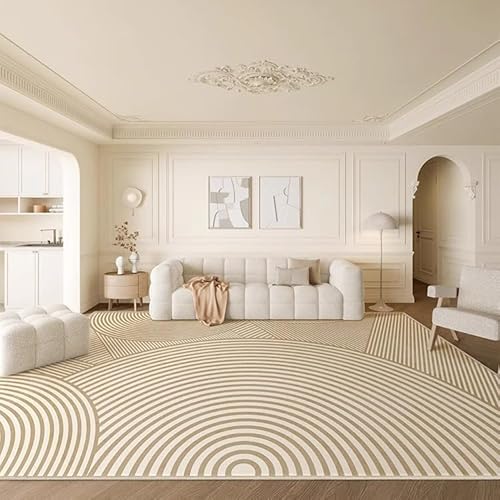 Pmnadfdag Teppich Wohnzimmer 130 x 200 cm rutschfest Waschbar für Schlafzimmer Küche Esszimmer Arbeitszimmer Moderne geometrische Linien braun Pmnadfdag Teppich Wohnzimmer 130 x 200 cm rutschfest Waschbar für Schlafzimmer Küche Esszimmer Arbeitszimmer Moderne geometrische Linien braun von Pmnadfdag