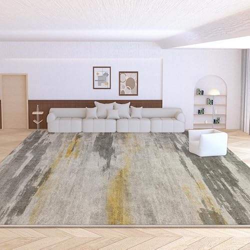Pmnadfdag Teppich Wohnzimmer 140 x 200 cm Kurzflor Antirutsch für Wohnzimmer Schlafzimmer rutschfest für Büro Küche Badezimmer Abstrakter Tintenstil Grau Pmnadfdag Teppich Wohnzimmer 140 x 200 cm Kurzflor Antirutsch für Wohnzimmer Schlafzimmer rutschfest für Büro Küche Badezimmer Abstrakter Tintenstil Grau von Pmnadfdag