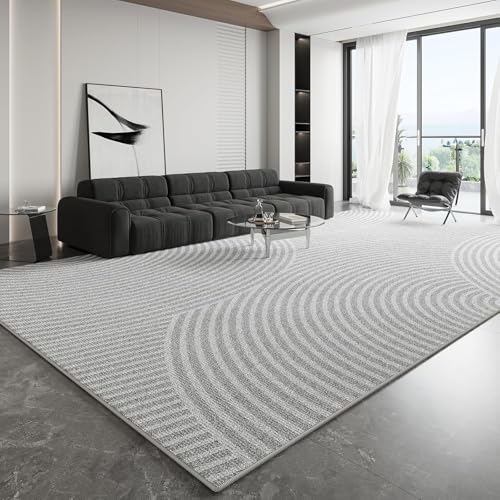 Pmnadfdag Teppich Wohnzimmer 140 x 200 cm Kurzflor Antirutsch für Wohnzimmer Schlafzimmer rutschfest für Büro Küche Badezimmer Moderne geometrische Linien grau Pmnadfdag Teppich Wohnzimmer 140 x 200 cm Kurzflor Antirutsch für Wohnzimmer Schlafzimmer rutschfest für Büro Küche Badezimmer Moderne geometrische Linien grau von Pmnadfdag