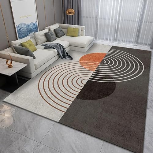 Pmnadfdag Teppich Wohnzimmer 140 x 200 cm Kurzflor Antirutsch für Wohnzimmer Schlafzimmer rutschfest für Büro Küche Badezimmer Modernes Geometrisches Grau Pmnadfdag Teppich Wohnzimmer 140 x 200 cm Kurzflor Antirutsch für Wohnzimmer Schlafzimmer rutschfest für Büro Küche Badezimmer Modernes Geometrisches Grau von Pmnadfdag