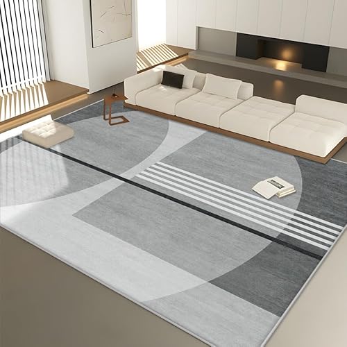 Pmnadfdag Teppich Wohnzimmer 140 x 200 cm Kurzflor Antirutsch für Wohnzimmer Schlafzimmer rutschfest für Büro Küche Badezimmer Modernes Geometrisches Patchwork in Grau Pmnadfdag Teppich Wohnzimmer 140 x 200 cm Kurzflor Antirutsch für Wohnzimmer Schlafzimmer rutschfest für Büro Küche Badezimmer Modernes Geometrisches Patchwork in Grau von Pmnadfdag