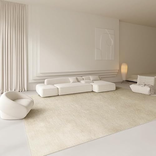 Pmnadfdag Teppich Wohnzimmer 140 x 200 cm Kurzflor Antirutsch für Wohnzimmer Schlafzimmer rutschfest für Büro Küche Badezimmer Modernes Tintenbeige Pmnadfdag Teppich Wohnzimmer 140 x 200 cm Kurzflor Antirutsch für Wohnzimmer Schlafzimmer rutschfest für Büro Küche Badezimmer Modernes Tintenbeige von Pmnadfdag