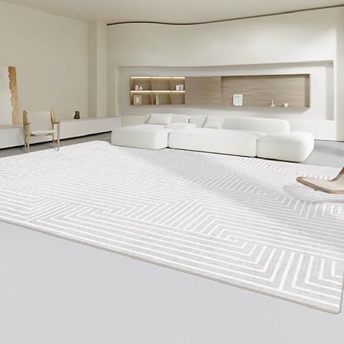 Pmnadfdag Teppich Wohnzimmer 70 x 140 cm rutschfest Waschbar,für Schlafzimmer,Büro,Küche,Flur Moderne geometrische Linien grau Pmnadfdag Teppich Wohnzimmer 70 x 140 cm rutschfest Waschbar,für Schlafzimmer,Büro,Küche,Flur Moderne geometrische Linien grau von Pmnadfdag