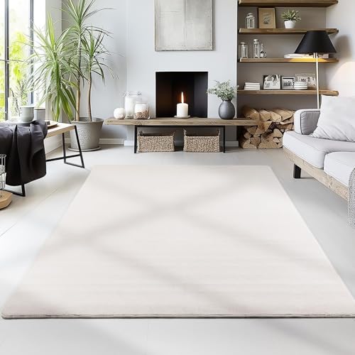 Pmnadfdag Teppich Wohnzimmer Große 180 x 200 cm Teppich rutschfest Waschbar Weich für Schlafzimmer Büro Modernes Schlichtes Beige Pmnadfdag Teppich Wohnzimmer Große 180 x 200 cm Teppich rutschfest Waschbar Weich für Schlafzimmer Büro Modernes Schlichtes Beige von Pmnadfdag