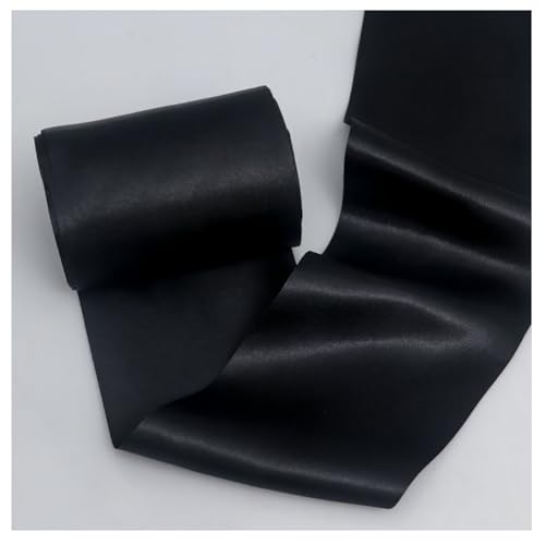 15cm x 20Meter Satinband Satinstoffe Meterware Zuschneidbar StuhlSchleifen Stuhlrücken Dekorationen Stoffe Satin Stuhl Bezug Bow Ties Tischläufer Stuhlschärpe für Hochzeit Partys BankettSchwarz 15cm x 20Meter Satinband Satinstoffe Meterware Zuschneidbar StuhlSchleifen Stuhlrücken Dekorationen Stoffe Satin Stuhl Bezug Bow Ties Tischläufer Stuhlschärpe für Hochzeit Partys BankettSchwarz von Pmnzdy