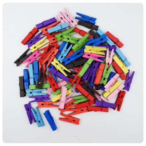 Pmnzdy 100 Stück Holz Wäscheklammern farbige Natur 3.5 cm süße Kleine Mini Bunt Holzklammern Zierklammern für Fotos Klammern Bilder klein Holzdekoration Clips Postkarten Geschenke deko Gemischt Pmnzdy 100 Stück Holz Wäscheklammern farbige Natur 3.5 cm süße Kleine Mini Bunt Holzklammern Zierklammern für Fotos Klammern Bilder klein Holzdekoration Clips Postkarten Geschenke deko Gemischt von Pmnzdy
