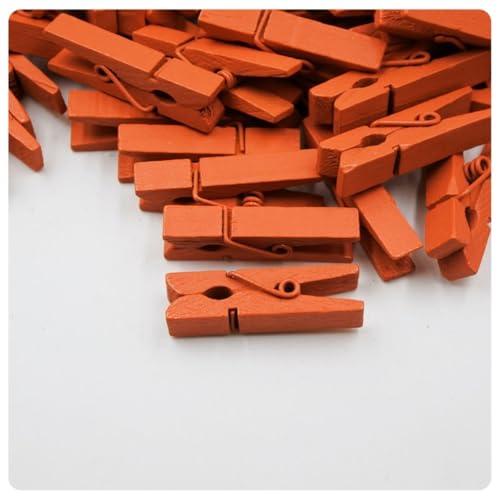 Pmnzdy 100 Stück Holz Wäscheklammern farbige Natur 3.5 cm süße Kleine Mini Bunt Holzklammern Zierklammern für Fotos Klammern Bilder klein Holzdekoration Clips Postkarten Geschenke deko Orange Pmnzdy 100 Stück Holz Wäscheklammern farbige Natur 3.5 cm süße Kleine Mini Bunt Holzklammern Zierklammern für Fotos Klammern Bilder klein Holzdekoration Clips Postkarten Geschenke deko Orange von Pmnzdy