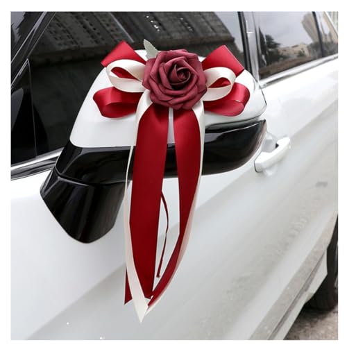 Pmnzdy 4 Stück Autoschleifen Seidenblume Simulation Blume Schleife Autoschmuck Auto Car Türgriffleiste Rückspiegel Hochzeit Stuhl Zurück für Kirche Hochzeitsauto Hochzeit Beerdigung Party Deko Rot Pmnzdy 4 Stück Autoschleifen Seidenblume Simulation Blume Schleife Autoschmuck Auto Car Türgriffleiste Rückspiegel Hochzeit Stuhl Zurück für Kirche Hochzeitsauto Hochzeit Beerdigung Party Deko Rot von Pmnzdy