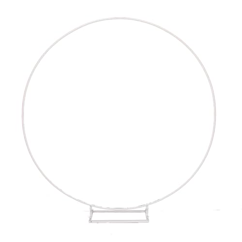 Pmnzdy Hochzeitsbogen Metall Hochzeit Ballon Bogen Ständer Luftballon Bogen Kit DIY Runder Ballonbogen mit Breiter Boden Blumen Deko Ballon Girlanden Halter Weiß 1.5M Pmnzdy Hochzeitsbogen Metall Hochzeit Ballon Bogen Ständer Luftballon Bogen Kit DIY Runder Ballonbogen mit Breiter Boden Blumen Deko Ballon Girlanden Halter Weiß 1.5M von Pmnzdy