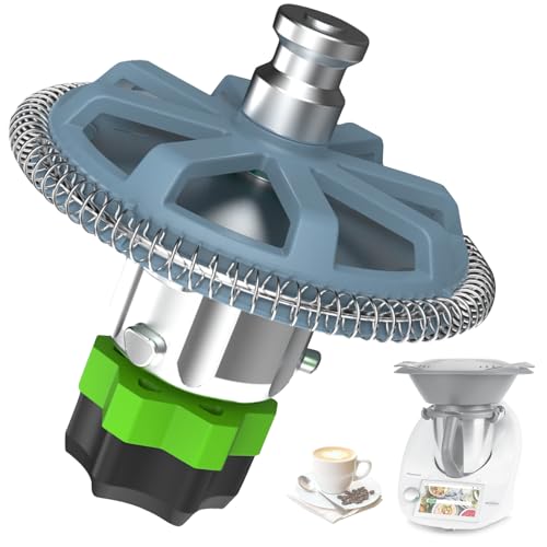 Pmueuff Milchaufschäumer für Thermomix TM5 TM6, Mixeraufsatz, Speziellen Milchaufschäumer-Aufsatz, Mixer-Zubehör für Küchenmaschine, (Edelstahl) von Pmueuff