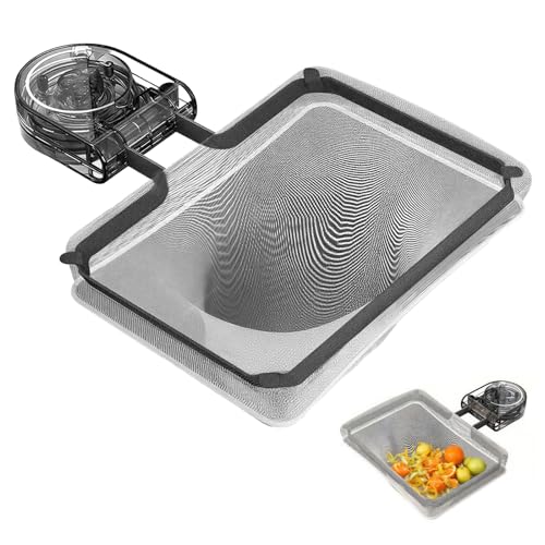Pmueuff Spülbecken Sieb, Abflusssieb KüchenspüLe mit 100 Filtermaschen,Faltbarer Sink Drain Strainer, Sieb für Spülbecken Waschbecken Gemüse Obst Küchenreste, Grau von Pmueuff