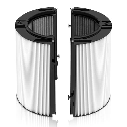für Dyson Ersatzfilter aus HEPA und Aktivkohle, Hocheffizienter Luftreinigerfilter für Dyson HP04 TP04 DP04 PH04 HP09 TP09 HP07 TP07 PH03 PH01 PH02 PH03 PH04 PH3A 2-in-1 Design von Pmueuff