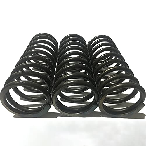 Pnloog 2 Stück, 4x45x (50-100) mm Druckfeder, Drahtdurchmesser 4 mm, Außendurchmesser 45mm, Länge (50-100), Schwärze (Size : 4x45x100mm) von Pnloog