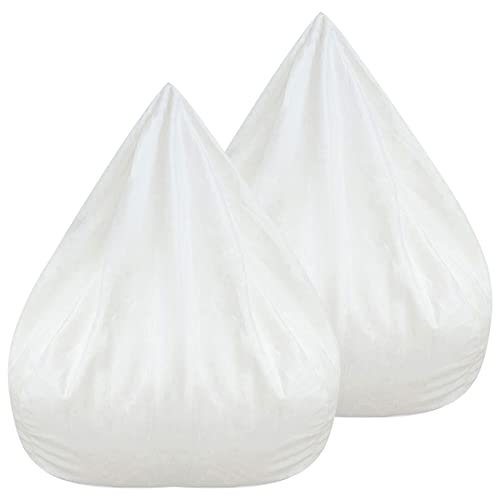 PoDhey Sitzsack-Innenfutter, ohne Füllstoff, Ersatz-Sitzsack-Einsatz, abnehmbarer Reißverschluss, leicht zu reinigen, Innenauskleidung für Sitzsack-Stuhlbezug, 2 Stück, L 99,8 x 119,9 cm, 2 Stück PoDhey Sitzsack-Innenfutter, ohne Füllstoff, Ersatz-Sitzsack-Einsatz, abnehmbarer Reißverschluss, leicht zu reinigen, Innenauskleidung für Sitzsack-Stuhlbezug, 2 Stück, L 99,8 x 119,9 cm, 2 Stück von PoDhey