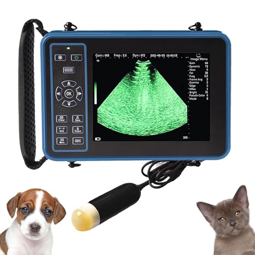 Tierarzt-Ultraschallgerät Für Schwangerschafts-Veterinär-Ultraschallscanner Mit 3,5-MHz-Rektalsonde Für Tiere, Rinder, Pferde, Schweine, Ziegen,ForCattleandHorses von PoNPeD