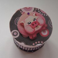 Schweinchen Zahnfee Box Personalisiertes Kinderzimmer Dekor Schweinchen Zahnfee Box Personalisiertes Kinderzimmer Dekor von PoZiDesigns