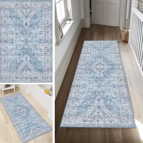 Poaegle Boho Läufer Teppich Flur Lang rutschfest Waschbar Vintage Kücheläufer Teppich Läufer Gestreift 70x200cm Dauerhaft Läuferteppich Flurläufer Korridor Meterware Poaegle Boho Läufer Teppich Flur Lang rutschfest Waschbar Vintage Kücheläufer Teppich Läufer Gestreift 70x200cm Dauerhaft Läuferteppich Flurläufer Korridor Meterware von Poaegle