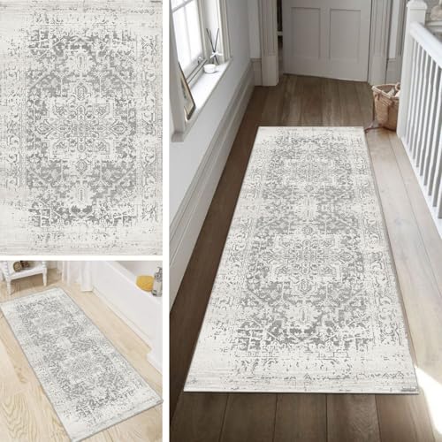 Poaegle Grau Teppich Läufer Flur Boho Lang rutschfest Kücheläufer Waschbar Teppich Läufer Gestreift 40x80cm Dauerhaft Läuferteppich Flurläufer Korridor Meterware Poaegle Grau Teppich Läufer Flur Boho Lang rutschfest Kücheläufer Waschbar Teppich Läufer Gestreift 40x80cm Dauerhaft Läuferteppich Flurläufer Korridor Meterware von Poaegle