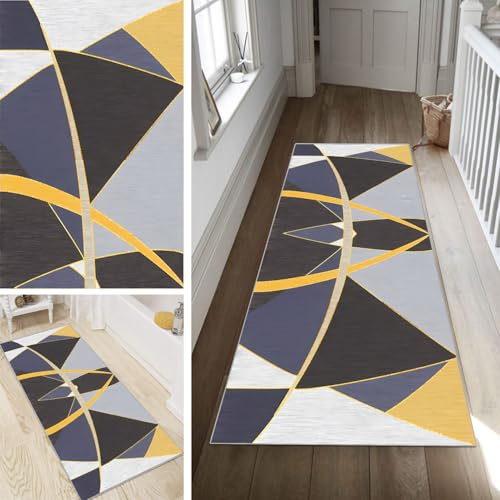 Poaegle Teppich Läufer Flur Lang Abstrakt Bunt rutschfest Kücheläufer Waschbar Teppich Läufer Gestreift 60x90cm Dauerhaft Läuferteppich Flurläufer Korridor Meterware Poaegle Teppich Läufer Flur Lang Abstrakt Bunt rutschfest Kücheläufer Waschbar Teppich Läufer Gestreift 60x90cm Dauerhaft Läuferteppich Flurläufer Korridor Meterware von Poaegle