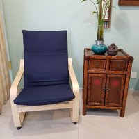 Bezug Für Sessel Ikea Poang - Basics Navy von PoangCovers