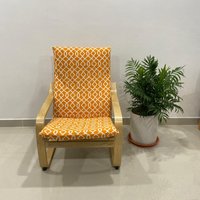 Ikea Poang Stuhlkissenbezug - Gelbes Muster Ikea Poang Stuhlkissenbezug - Gelbes Muster von PoangCovers