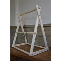 Handgemacht, Mini-Kleiderständer, Kleiderstange, Tragbar, Ideal Für Offene Märkte von PobiShop