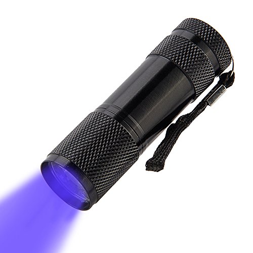 POCKETMAN Mini UV LED Portable 395nm Black Light Torch – Waterproof Pet Urine Detector, Fake Money & Stain Finder for Carpets, Clothes, Jewelry von POCKETMAN