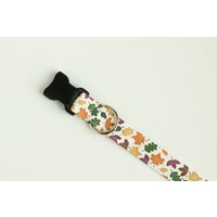 "Erdiges Herbst-Hundehalsband "The Maple" von PockyandPepper