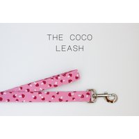 "Pilz-Hundeleine, Handgefertigt, "The Coco" | 2, 5 cm Breit, 1, 5 M Lang" von PockyandPepper