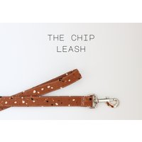 Moderne Abstrakte Terrazzo Hundeleine, Niedliche Handgemachte Hundeleine "The Chip" von PockyandPepper