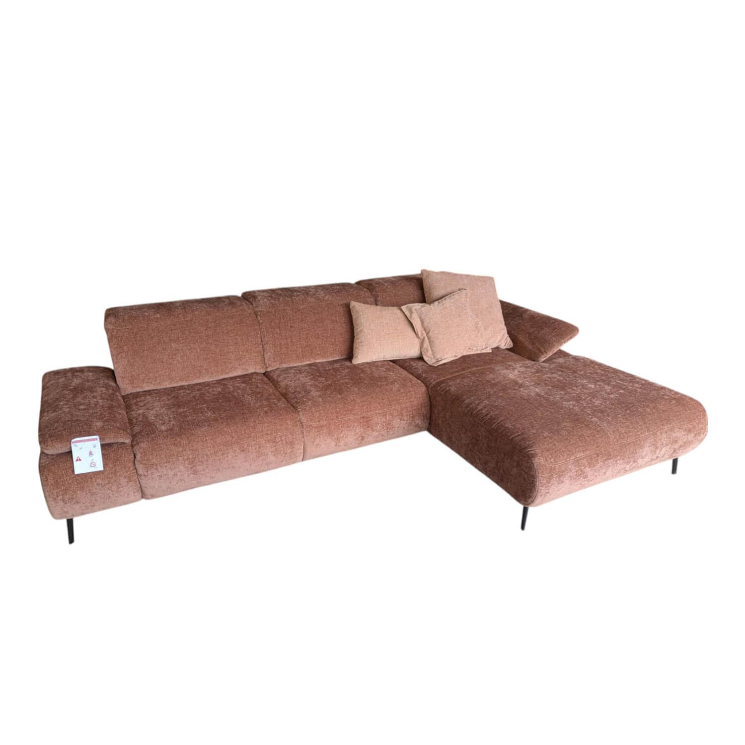 Ecksofa Nicolai Stoff Nile Kupfer 300 Braun Fuß Schwarz Matt mit Verstellfunktio... Ecksofa Nicolai Stoff Nile Kupfer 300 Braun Fuß Schwarz Matt mit Verstellfunktio... von Poco