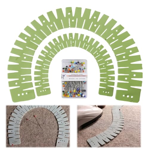 2pcs Flexible Nähsäumenhandbuch Für Perfekte Stoffausrichtungen Wärme Stabiler Hemmer Werkzeug Nahtlos Hohe Temperaturen Resistente Säumen Werkzeug 2pcs Flexible Nähsäumenhandbuch Für Perfekte Stoffausrichtungen Wärme Stabiler Hemmer Werkzeug Nahtlos Hohe Temperaturen Resistente Säumen Werkzeug von Pocoiau