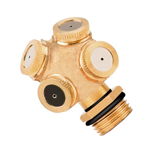360 Grad drehbarer Sprühregner, automatische Bewässerungssysteme mit Kupferkonstruktion, rostfrei, für Rasenflächen, Gartenbewässerung, intelligenter Timer, kompatibler Sprühkopf 360 Grad drehbarer Sprühregner, automatische Bewässerungssysteme mit Kupferkonstruktion, rostfrei, für Rasenflächen, Gartenbewässerung, intelligenter Timer, kompatibler Sprühkopf von Pocoiau